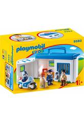 Playmobil 1,2,3 Commissariat de Police Mallette 9382 