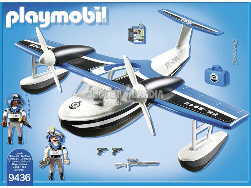 Playmobil Polizei-Wasserflugzeug 9436