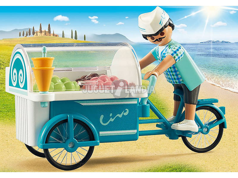 Playmobil Fahrrad mit Eiswagen 9426