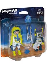 Playmobil Duo Pack Astronaute et Robot 9492