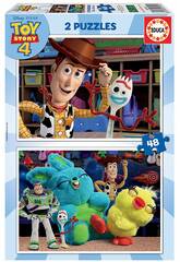 Puzzle 2x48 Toy Story 4 Educa 18106