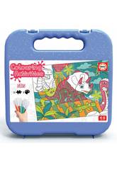 Colouring Activities Puzzle 50 Dinosaures Educa 18069