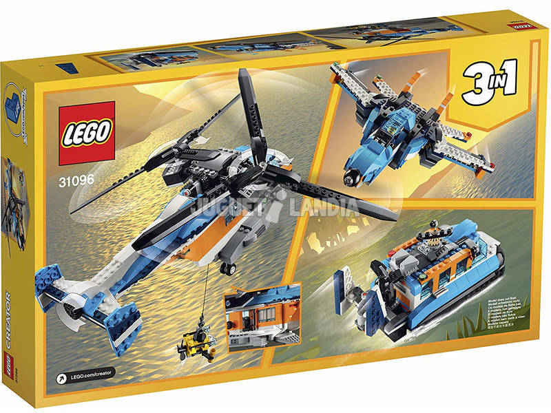Lego Elicottero Bi-Rotore 31096