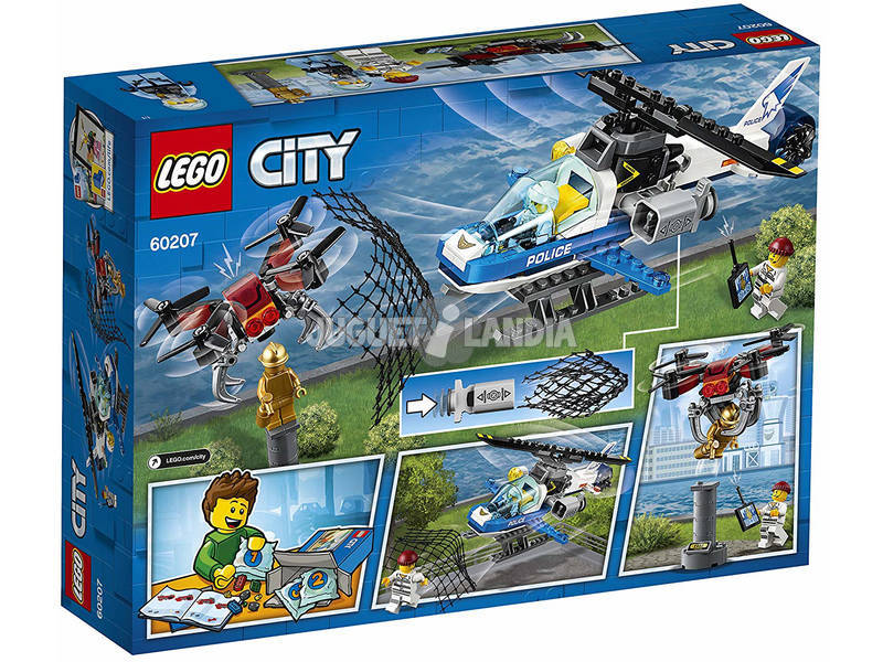 Lego City Polícia Aérea Perseguição de Drone 60207