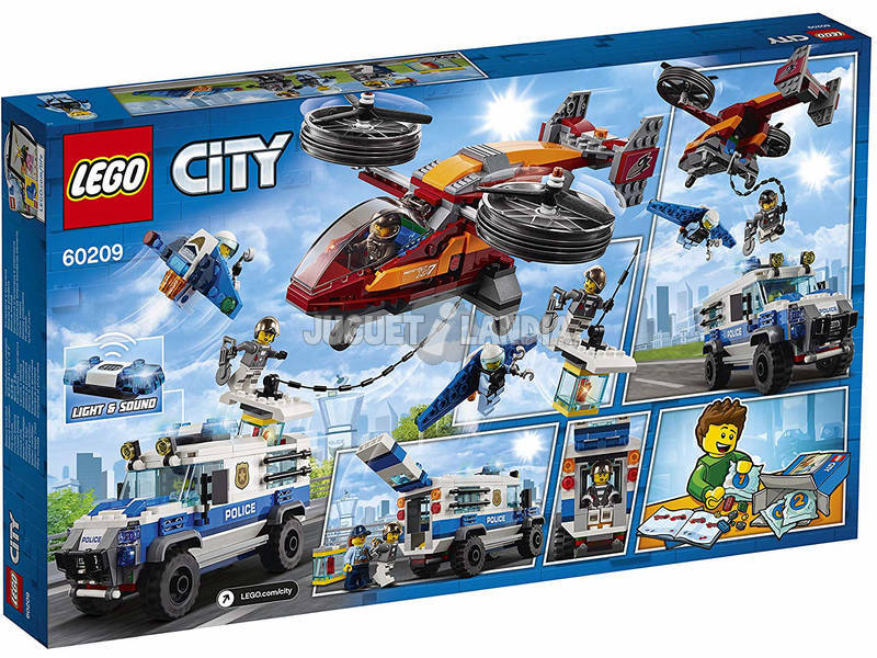Lego City Polícia Aérea Roubo do Diamante 60209