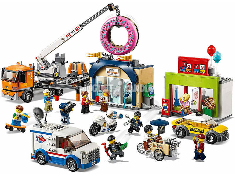 Lego City Inauguração da loja de Donuts 60233
