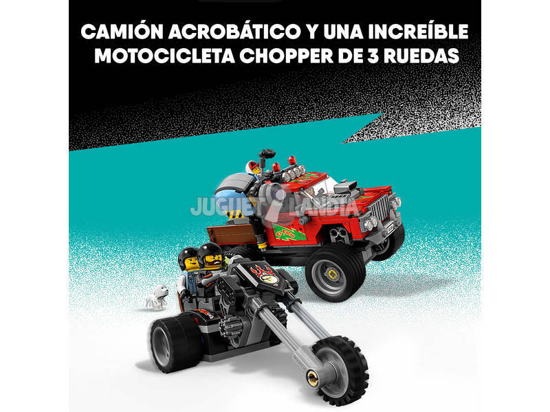Lego Hidden Lo Stunt Truck di El Fuego 70421