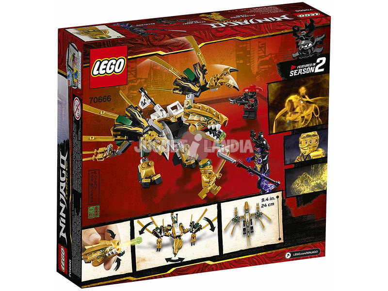 Lego Ninjago Dragão Dourado 70666