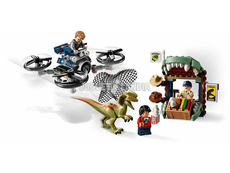 Lego Jurassic World Dilofossauro na Fuga 75934