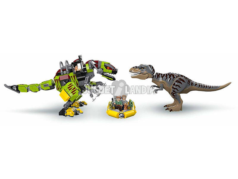 Lego Jurassic World T.Rex Vs Dinosaurio Robótico