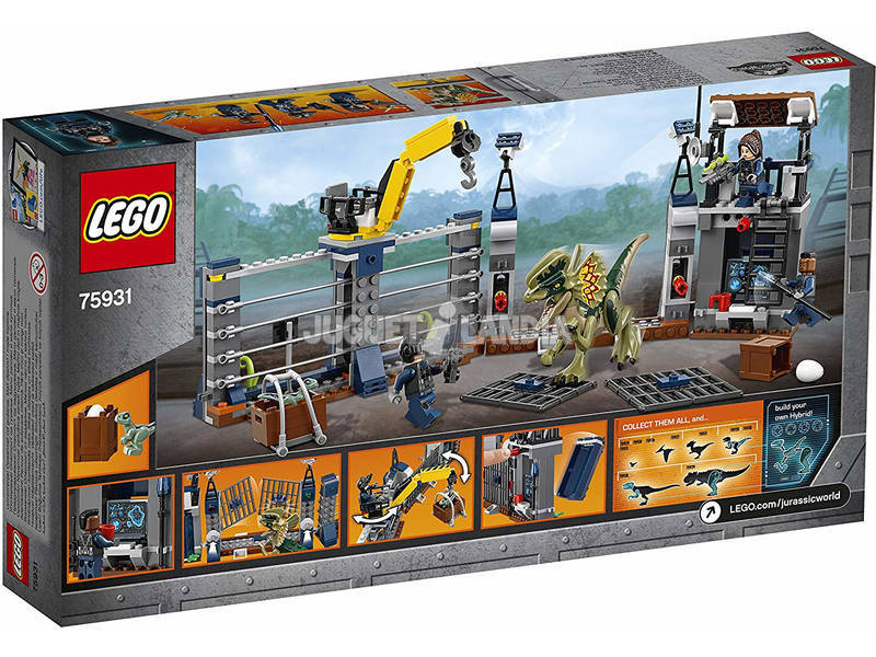 Lego Jurassic World Attaque du Dilophosaurus au Poste de Surveillance 75931