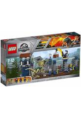 Lego Jurassic World Ataque del Dilofoaurio al Puesto de Vigilancia 75931