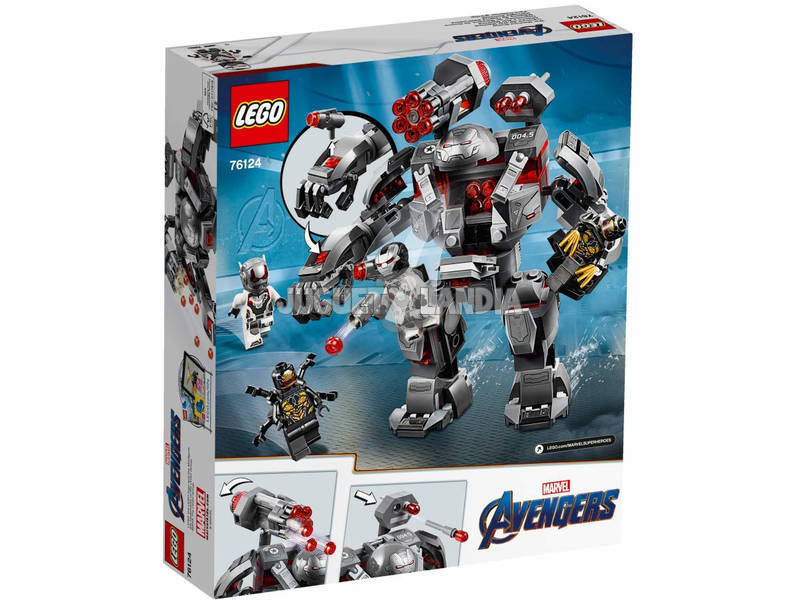 Lego Súper Héroes Avengers Depredador de War Machine 76124