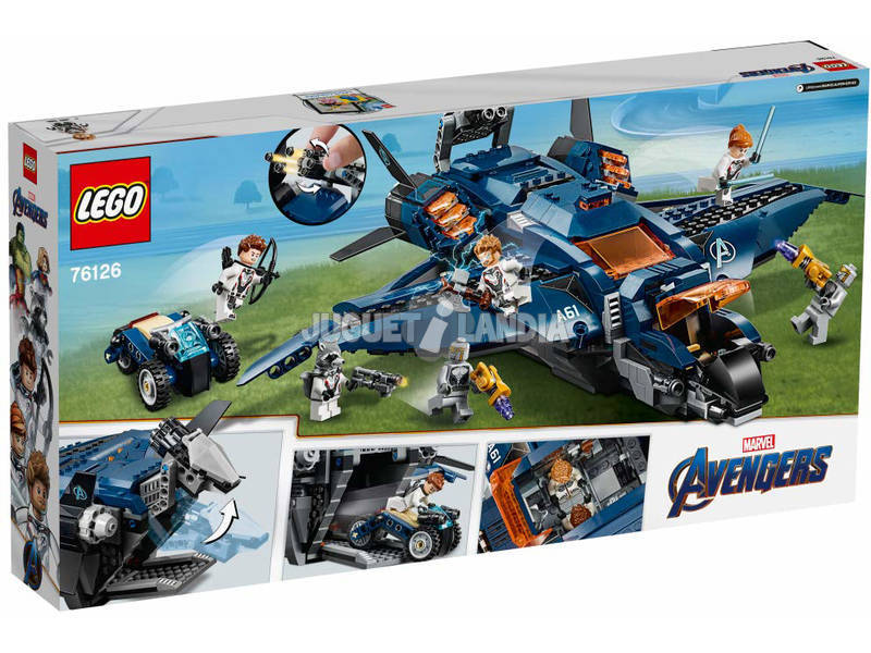 Marvel Super Heroes L'Ultimate Quinjet degli Avengers Lego 76126