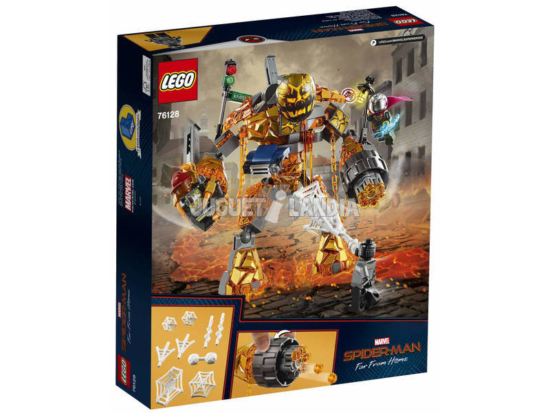 Lego Super Heroes Spiderman Far From Home Batalla Contra Molten Man 76128