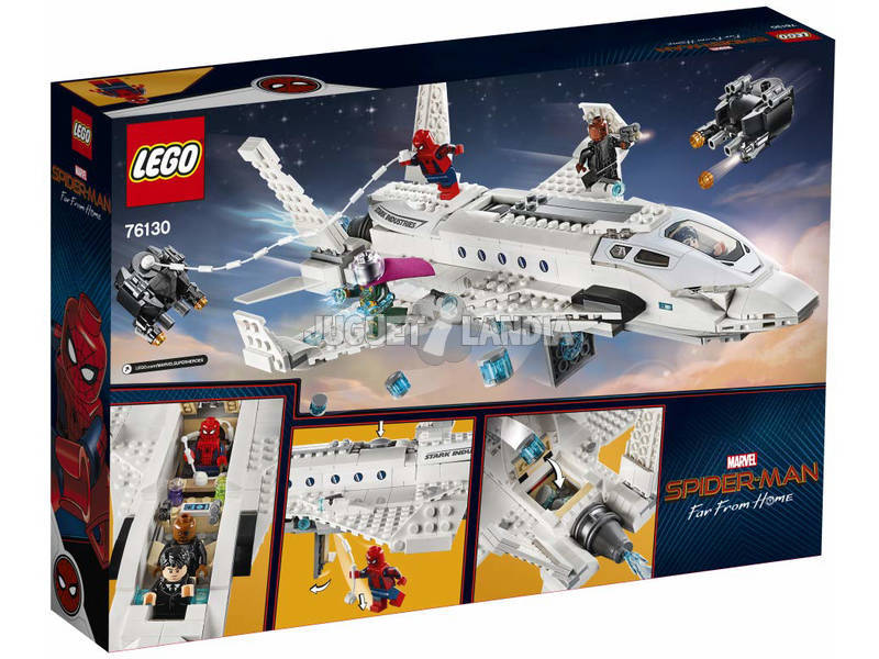 Lego Marvel Super Heroes Il jet Stark e l’attacco del drone 76130
