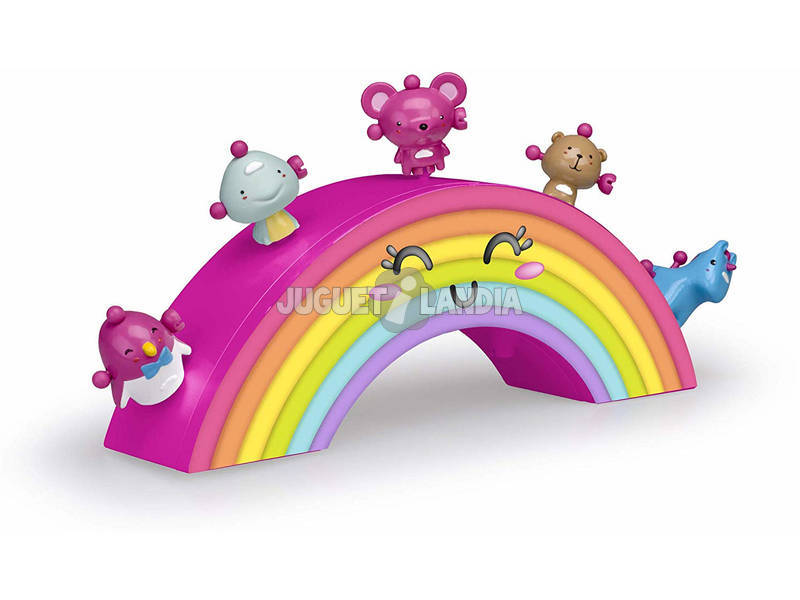 Ziwies Regenbogen mit 5 Figuren Famosa 700014800