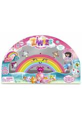 Ziwies Arc en Ciel avec 5 Figurines Famosa 700014800 