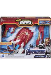 Avengers Nerf Assembler Gear Iron Man Monta y Lanza Hasbro E3354