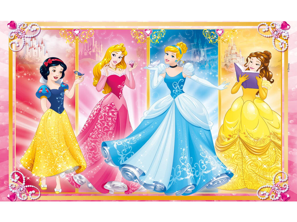 Puzzle 2x60 Disney Prinzessinnen Clementoni 7133