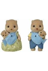 Sylvanian Families Familia Nutria Epoch Para Imaginar 5359