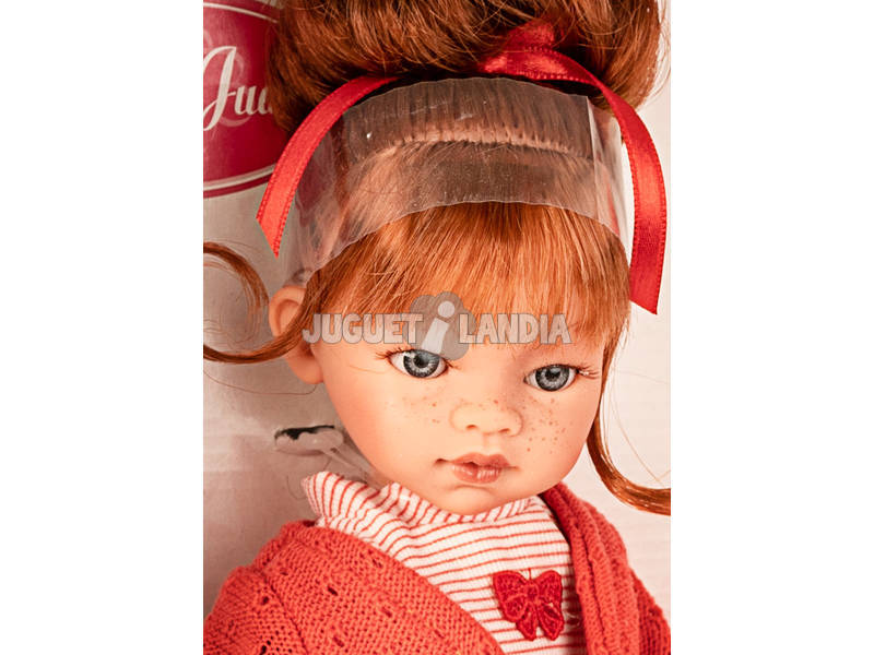 Boneca Emily Casaco Vermelho 33 cm. Antonio Juan 2591