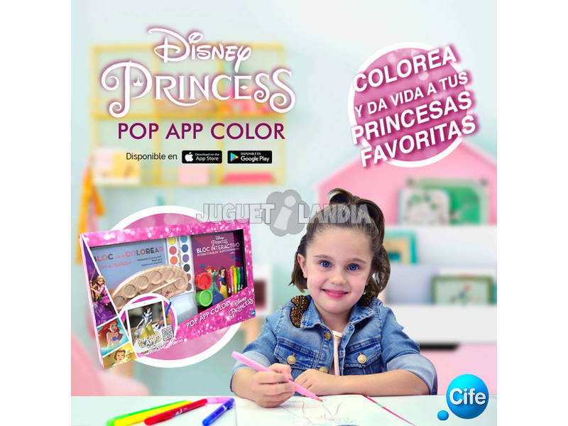 Pop App Cor Princesas Disney Cife 41396