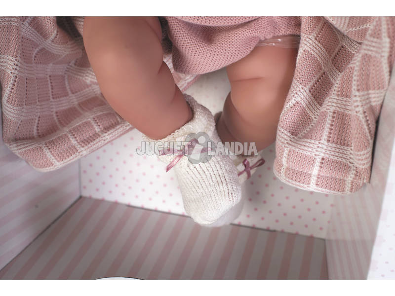 Neugeborene Puppe Nica Toquilla 42 cm. Antonio Juan 5046