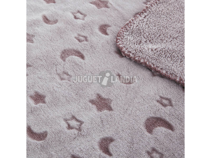 Caixa Alça Cobertor Com Pelúcia Urso Pontinhos 23 cm. Llopis 25534