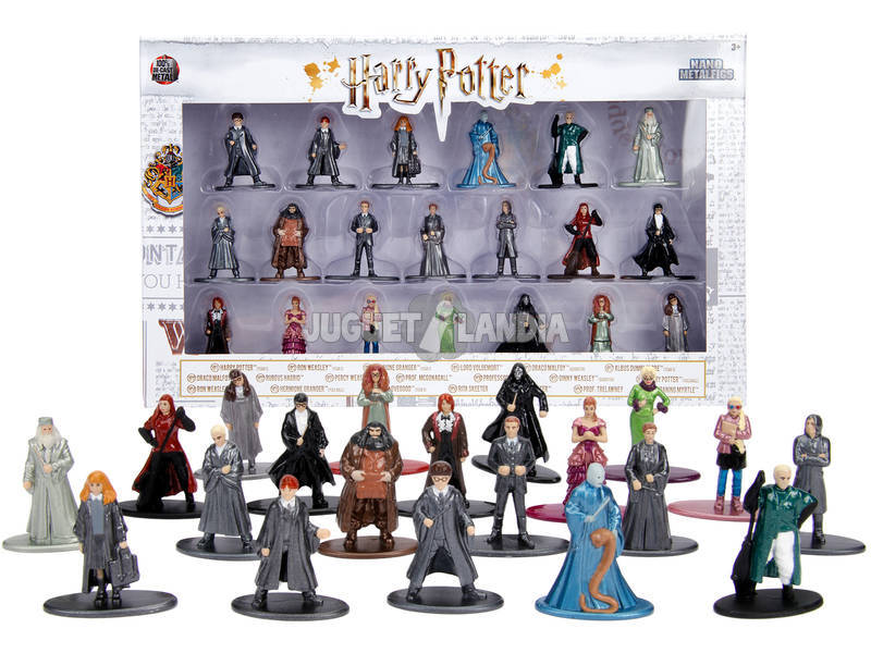 Set von 20 Harry Potters metallische Nanofiguren 4 cm. Simba 3185000