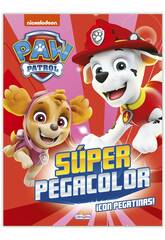 La Pat Patrouille Libre Super pegacolor Editions Saldaña LD0688