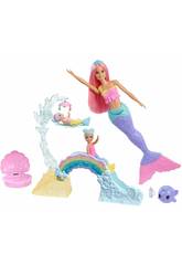 Barbie Sir�ne avec Poup�e Mattel FXT25