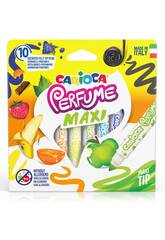 Marqueur Parfumé Maxi 10 Couleurs Carioca 42989
