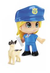 Pinypon Action Figure Emergenza Con Cane Famosa 700015151