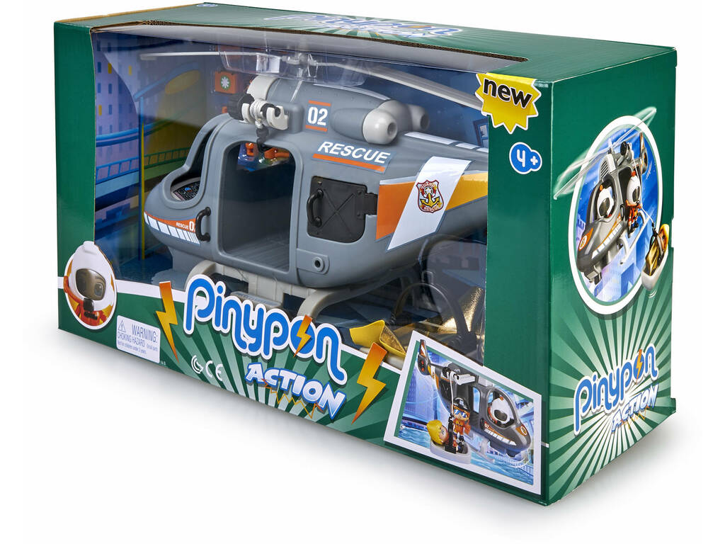 Pinypon Action Helicóptero Rescate Famosa 700015350