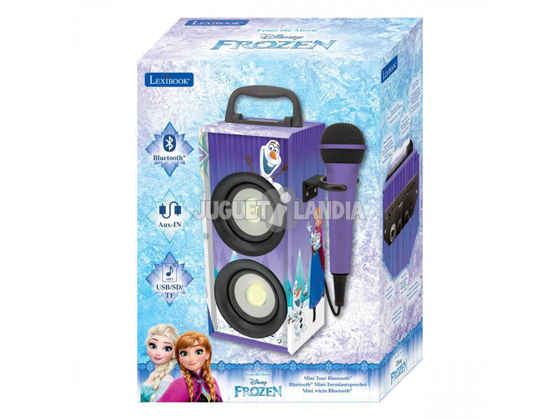Frozen Mini Torre de Sonido Bluetooth con Microfono Lexibook BTP155FZZ