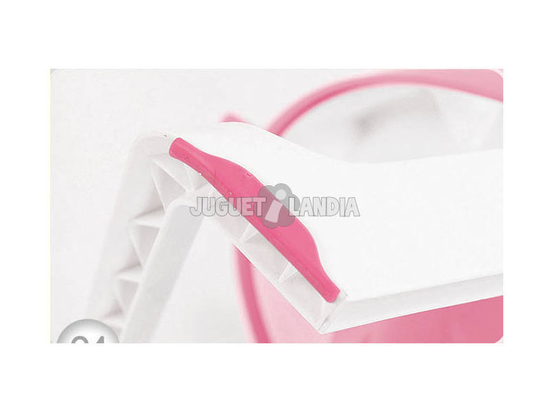 Faltbaren Badewanne Compact Pink von Olmitos 8021