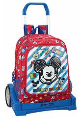 Zaino con Carrello Evolution Mickey Mouse Maker Safta 611914860