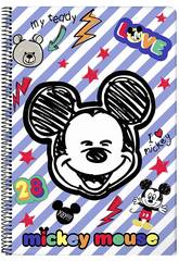Bloc-notes Couvertures Rigides 80 f. Mickey Mouse Maker Safta 611914855