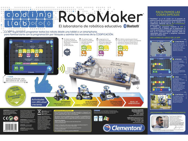 Robomaker Set Di Iniziazione Clementoni 55331