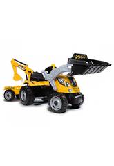 Trator Builder Max Com Reboque Smoby 710301