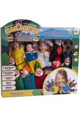 Set 11 Marionnettes à Doigts Blanche-Neige et les 7 nains 