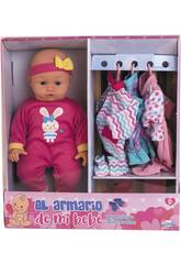 Beb� 35 cm L'armadio del mio Beb� con Accessori