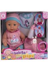 B�b� 30 cm. Mon Petit B�b� Pisse avec Pot de Chambre et des Accessoires