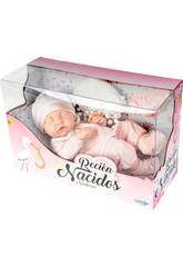 B�b� 38 cm. avec des V�tements Roses