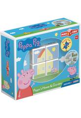 Geomag Magicube Peppa Pig Maison et Jardin Toy Partner 50