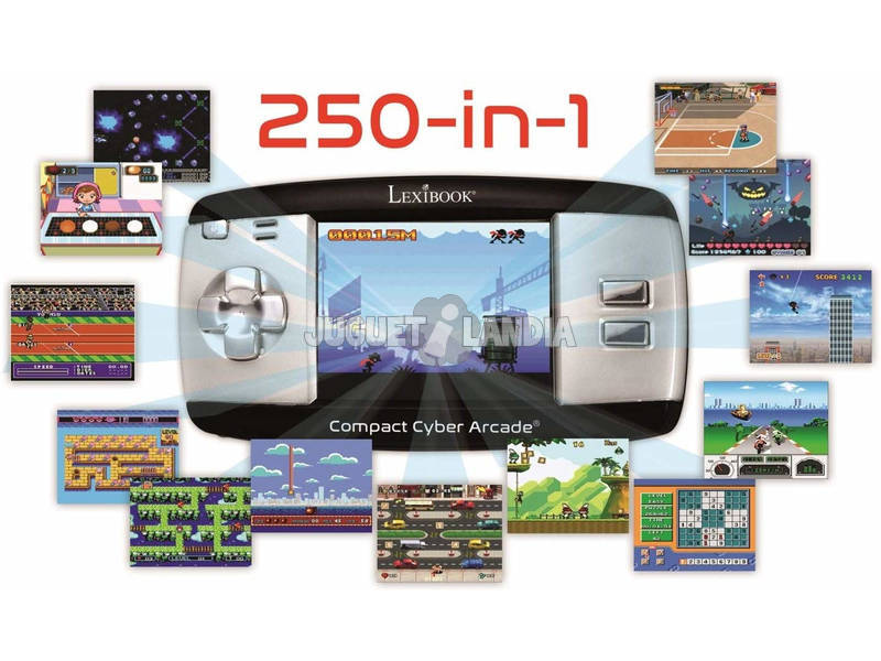 Console Cyber Arcade Compacte 250 Juegos Lexibook JL2375