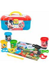 Mickey Malet�n Plastilina con Moldes y Herramientas Colorbaby 77180