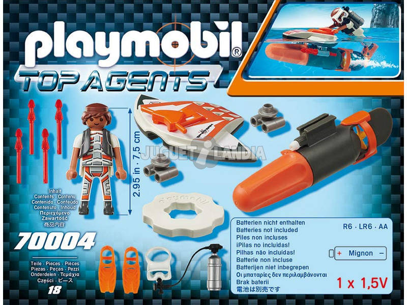 Playmobil Spyteam Aile Sous-marine 70004