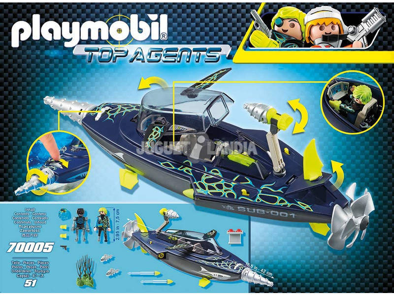 Playmobil Team S.H.A.R.K. Perforadora 70005